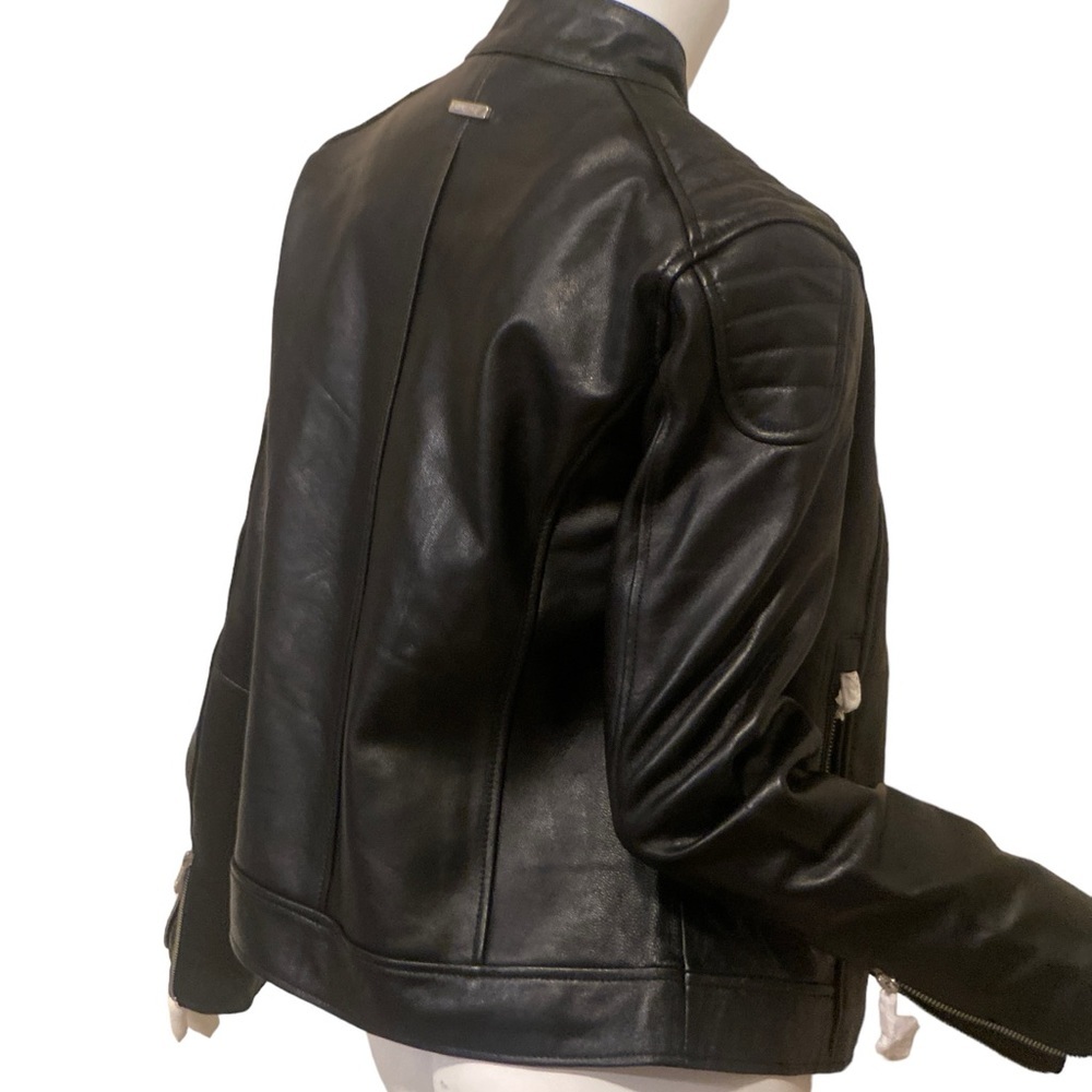 NWT WILLIAM RAST Moto Style Leather Jacket, size Medium - Picture 8 of 16